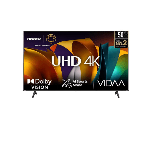 TELEVISOR HISENSE 50″ Ultra HD 4k SMART TV 50A6N VIDAA U7