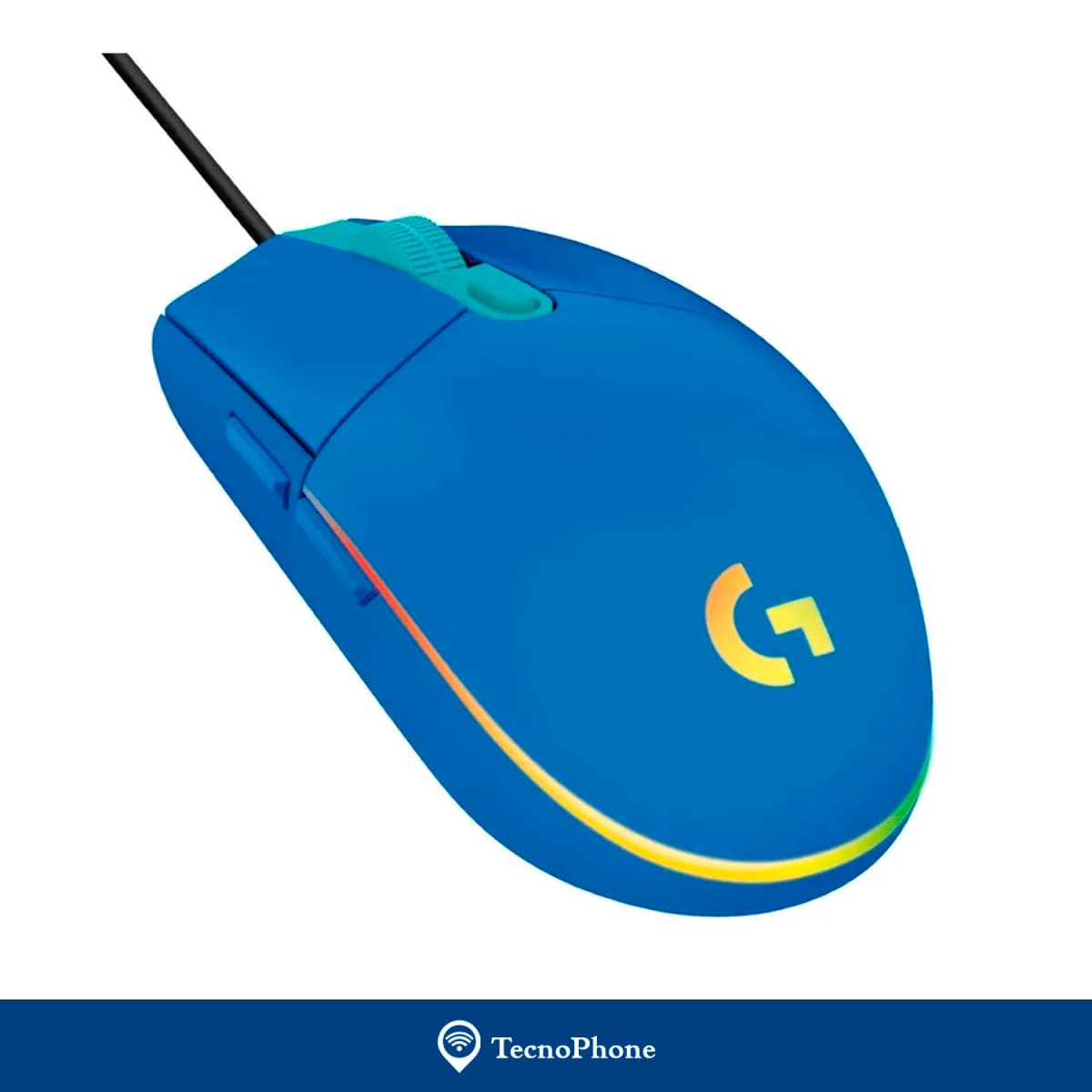 Logitech G203 Mouse Gaming USB 8000 dpi 6 Botones Azul LIGHTSYNC