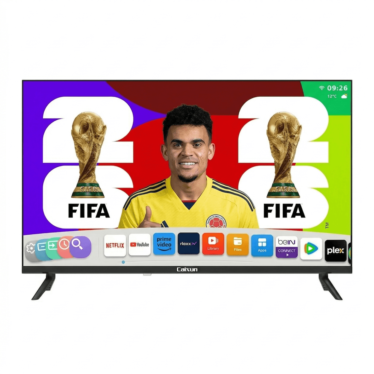 Televisor Caixun 40" Smart TV FHD (C40VJFZ): Vive el Mundial 2026 con Luis Díaz